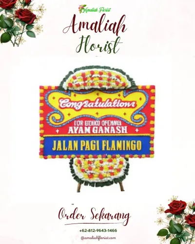 Bunga Papan Congratulation di Wijirejo